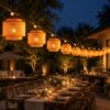 Three Stage Woven Pendant Light - Natural