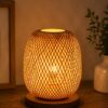Bamboo Woven Table Lamp Shade Natural
