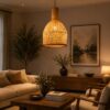 Disho Enterprises Woven Bamboo Pendant Light - Natural