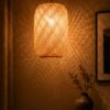 Woven Bamboo Pendant Light - Natural