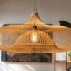 Woven Wire Pendant Lamp Shade - Natural
