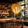 Hanging Light - Wooden Pendant Light