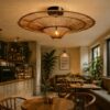 Rattan Look Light - Ceiling Light