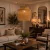 Hanging Natural Light - Boho Fringe Pendant Light