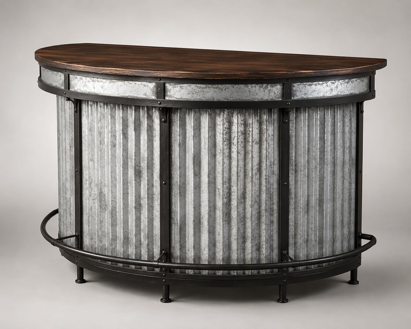 Rustic Industrial Home Bar Unit